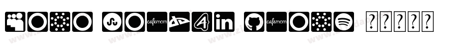 Mono Social Icons字体转换